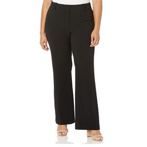 Rafaella Women's Plus Size Soft Stretch Pant The Boot HighRise Black 22W  NWT